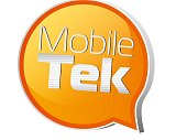 mobile tek logo vettoriale_
